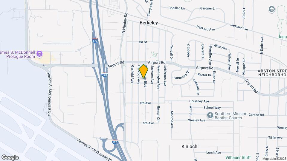 6109 Evergreen Blvd Mapa y Detalles de la Ubicación