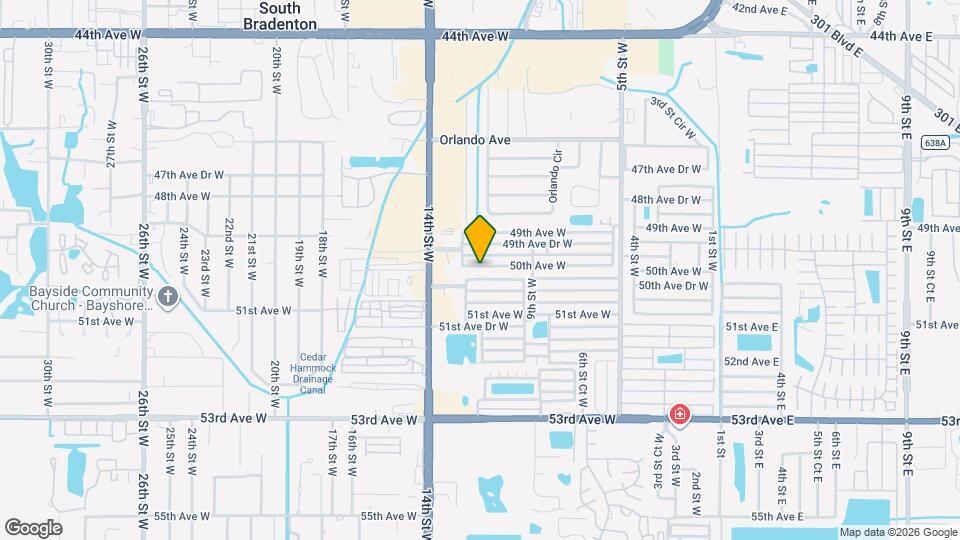 1106 50th Ave W Map and Location Details