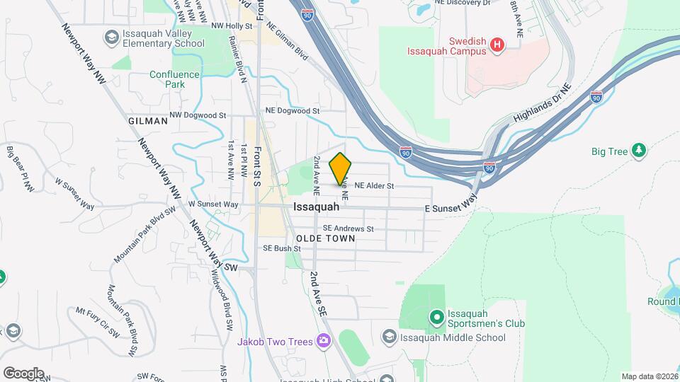 295 NE Alder St Map and Location Details