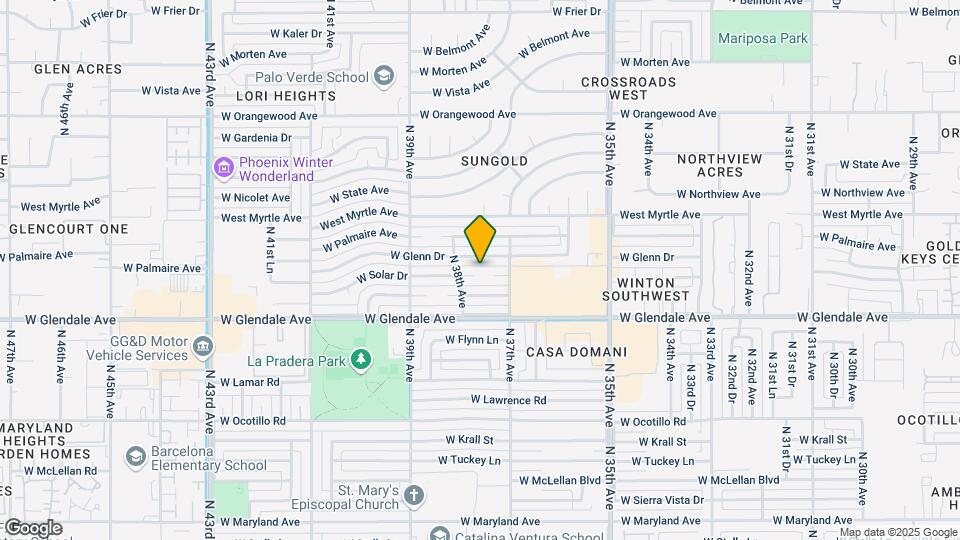 3732 W Solar Dr Map and Location Details