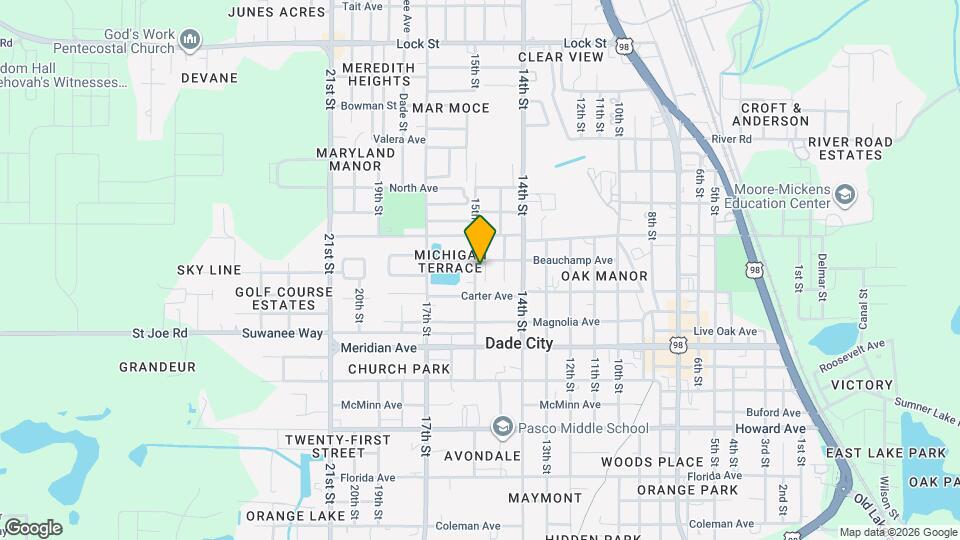 14402 15th St Map and Location Details