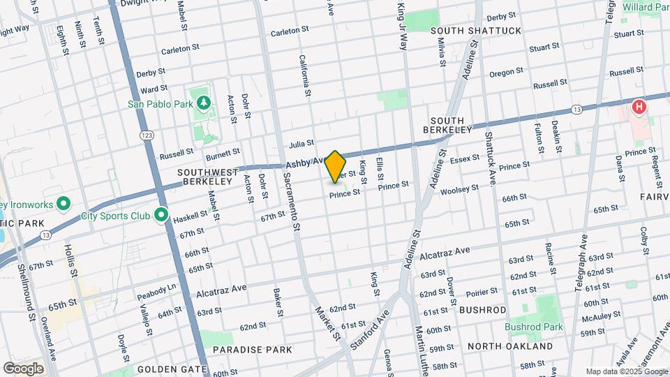 1615 Prince St Map and Location Details
