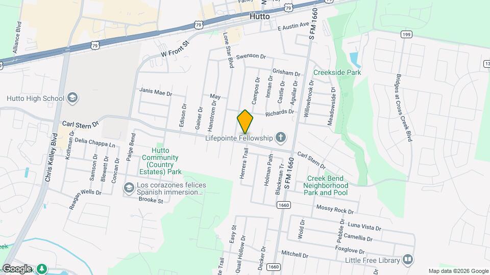 1003 Herrera Ct Map and Location Details