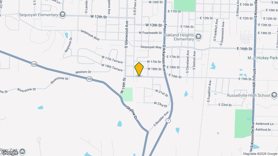 401 W 19th St Map and Location Details