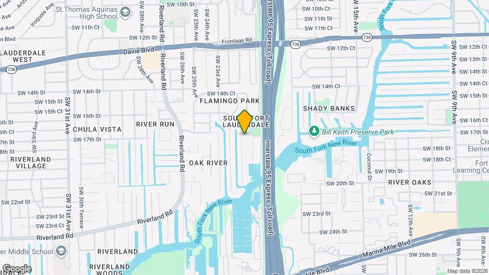 1700 SW 22nd Ave Mapa y Detalles de la Ubicación