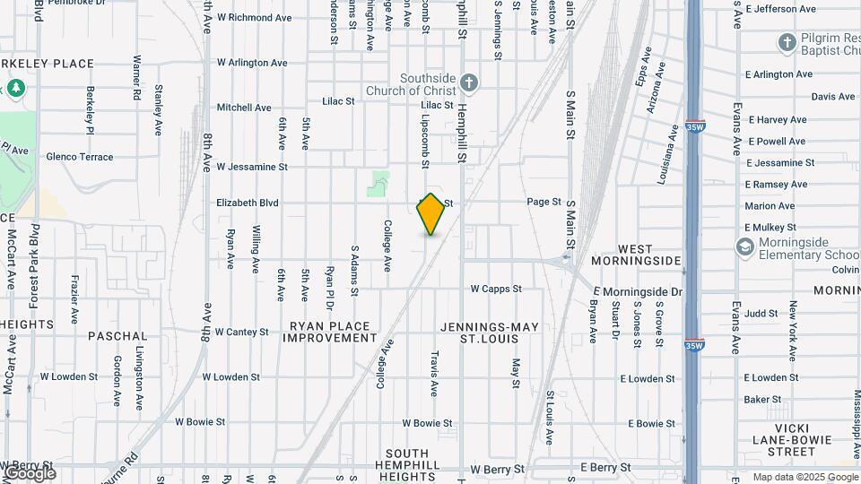 2511 Lipscomb St Map and Location Details