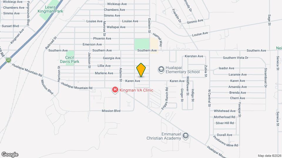 2821 Karen Ave Map and Location Details