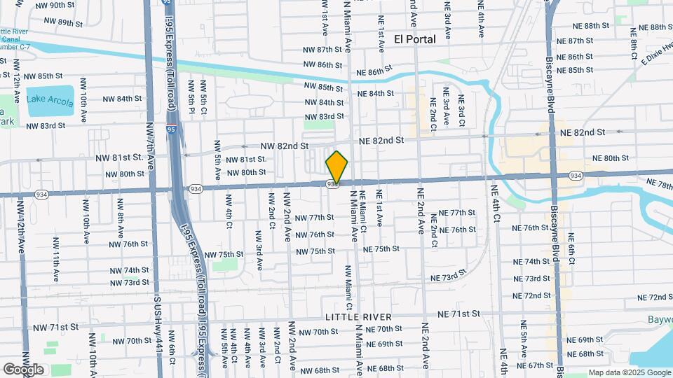 50 NW 79th St Map and Location Details