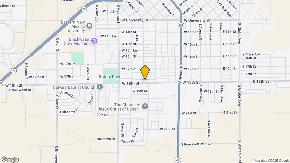 732 W 18th St Map and Location Details