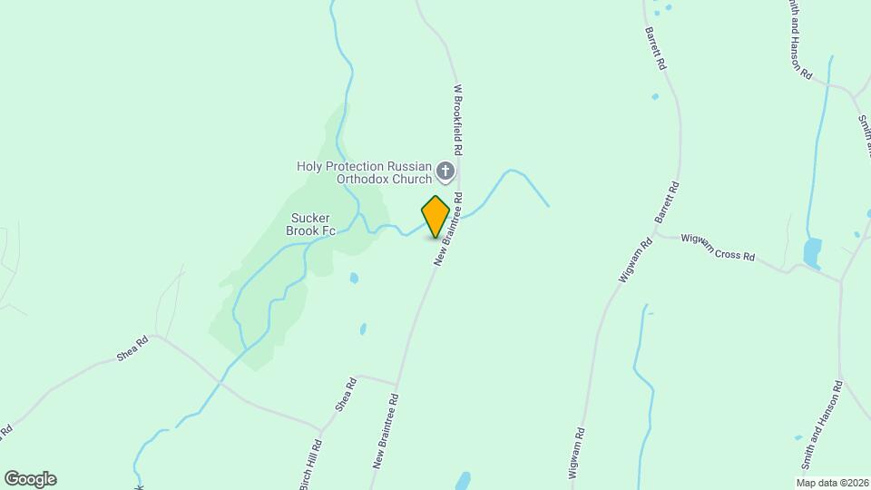 270 New Braintree Rd Map and Location Details