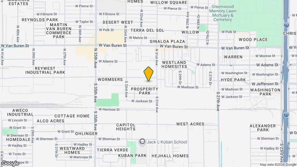 3126 W Jefferson St Map and Location Details