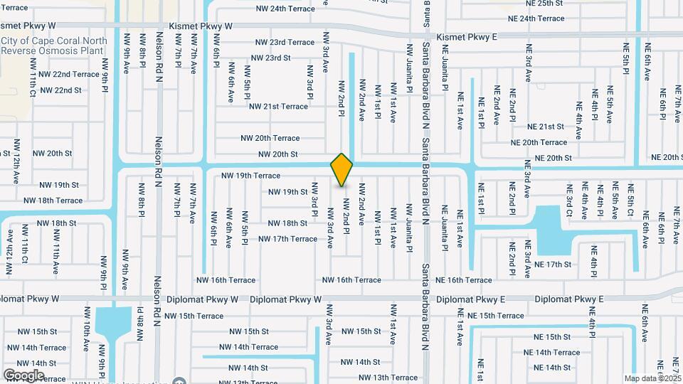 1828 NW 2nd Pl Map and Location Details
