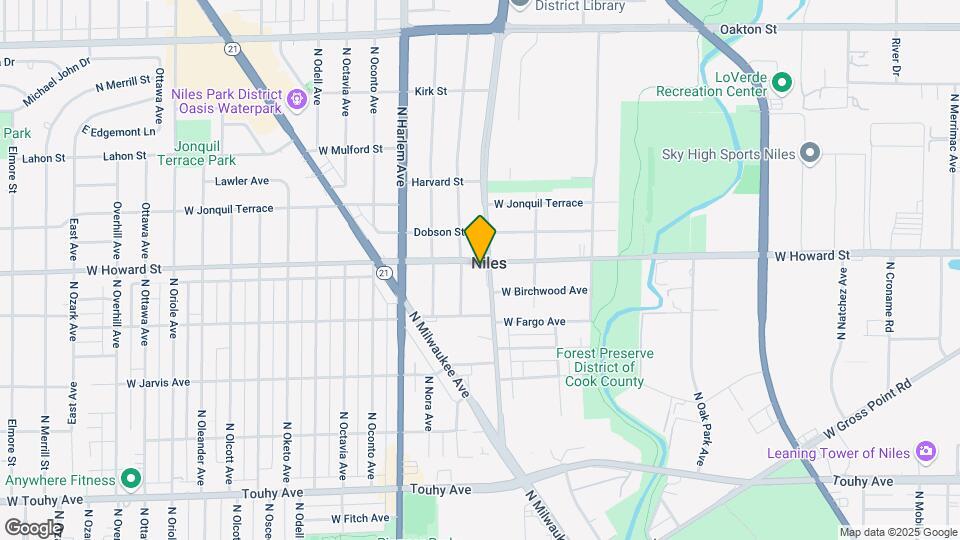 7554 N Waukegan Rd Map and Location Details