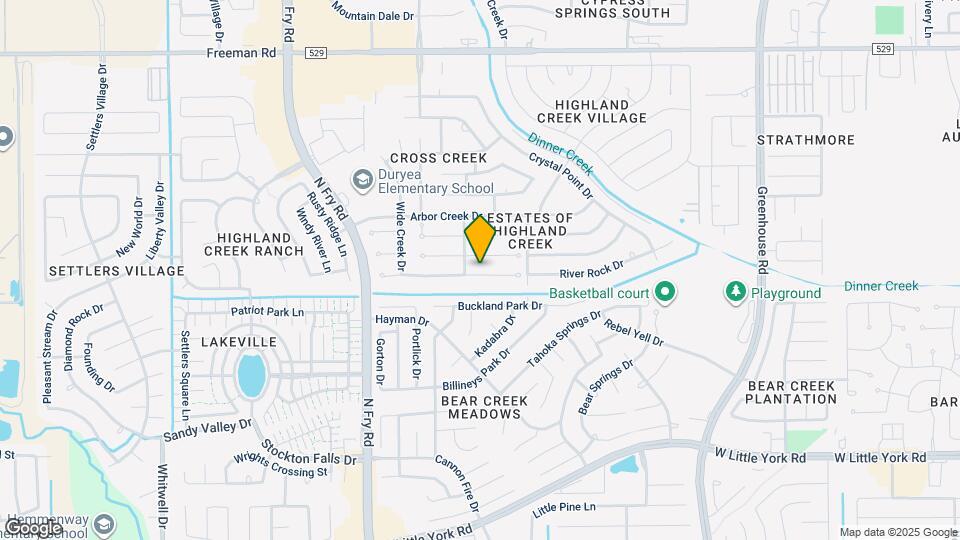 19942 Cresent Creek Dr Map and Location Details