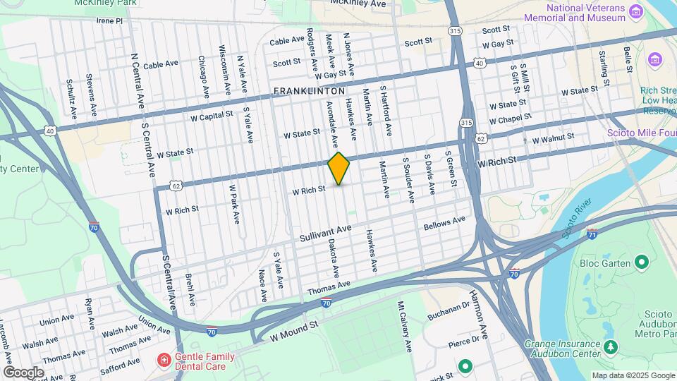 235 Avondale Ave Map and Location Details