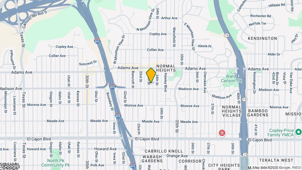 4615 Felton St Map and Location Details