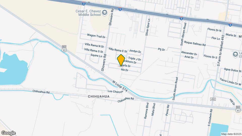 3602 Ida Dr Map and Location Details