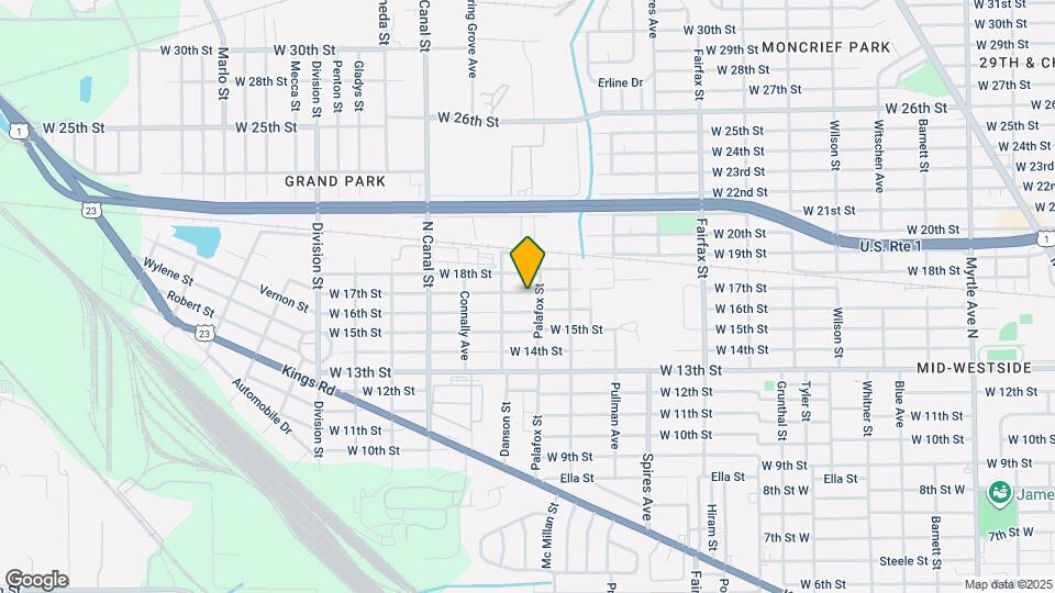 2052 W 17th St Map and Location Details