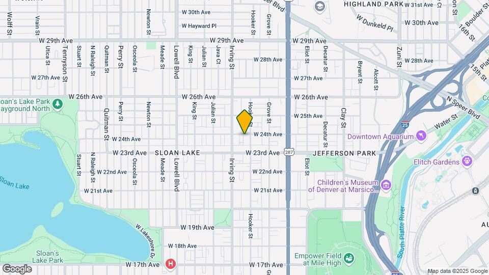 3220 W 24th Ave Map and Location Details