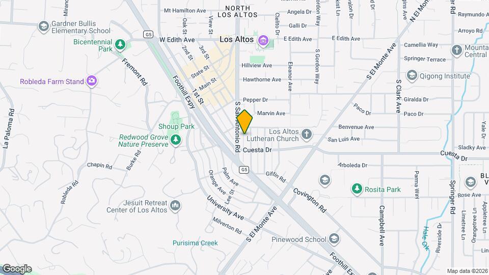 444 Tyndall St Map and Location Details