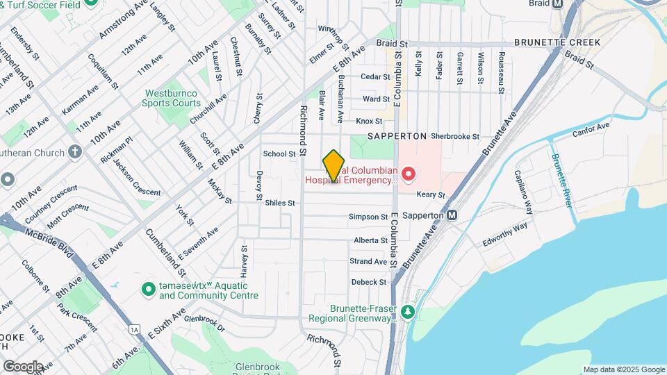 Hillcrest Apartment Map and Location Details