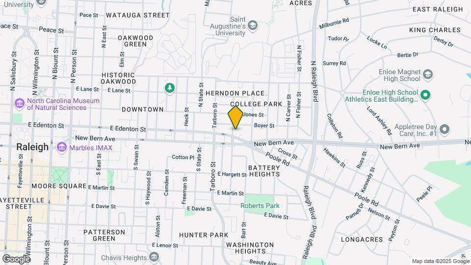 24 N Pettigrew St Mapa y Detalles de la Ubicación