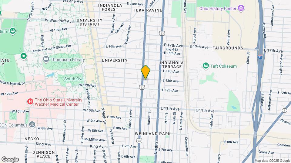 245 E 13th Ave Mapa y Detalles de la Ubicación