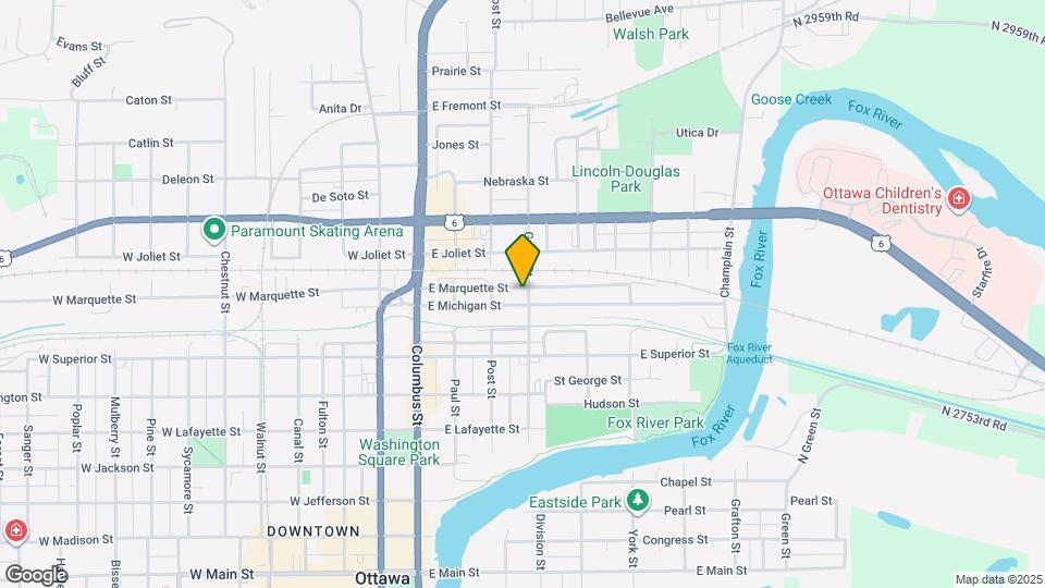 329 E Marquette St Mapa y Detalles de la Ubicación