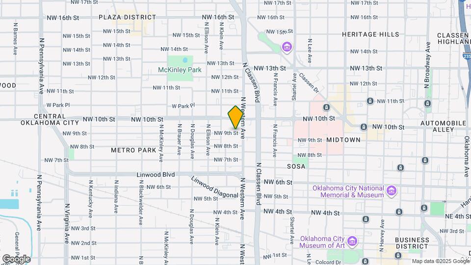 1115 NW 9th St Map and Location Details