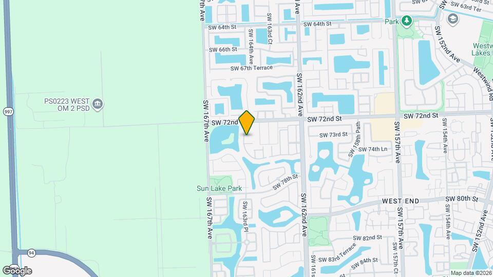 16424 SW 73rd Terrace Map and Location Details