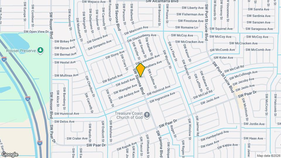 3941 SW Savona Blvd Map and Location Details