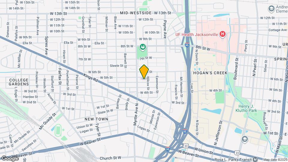 1251 Grothe St Mapa y Detalles de la Ubicación