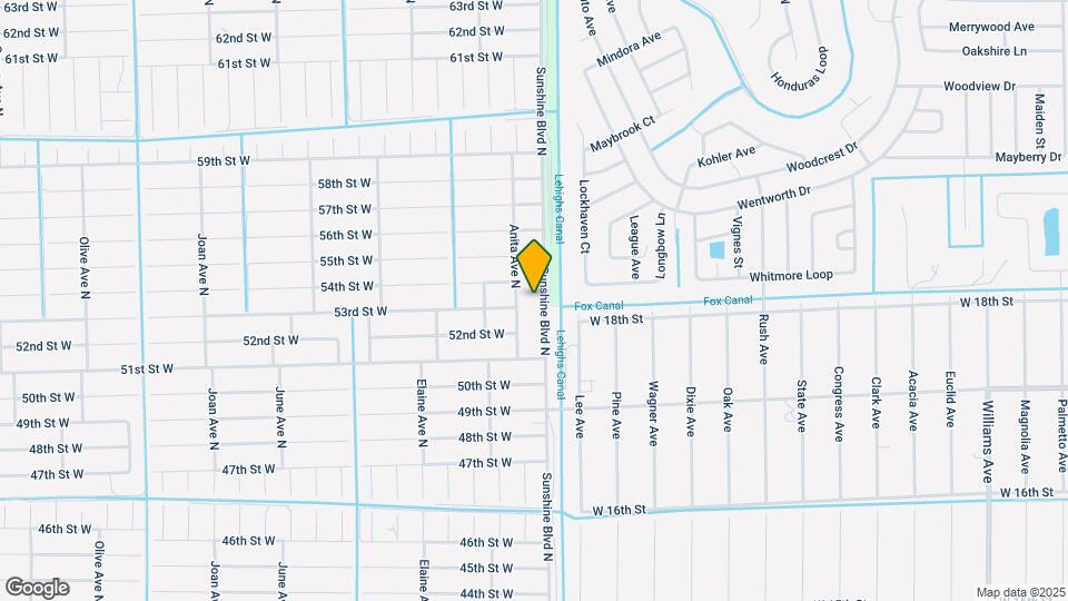 5301 Sunshine Blvd N Map and Location Details
