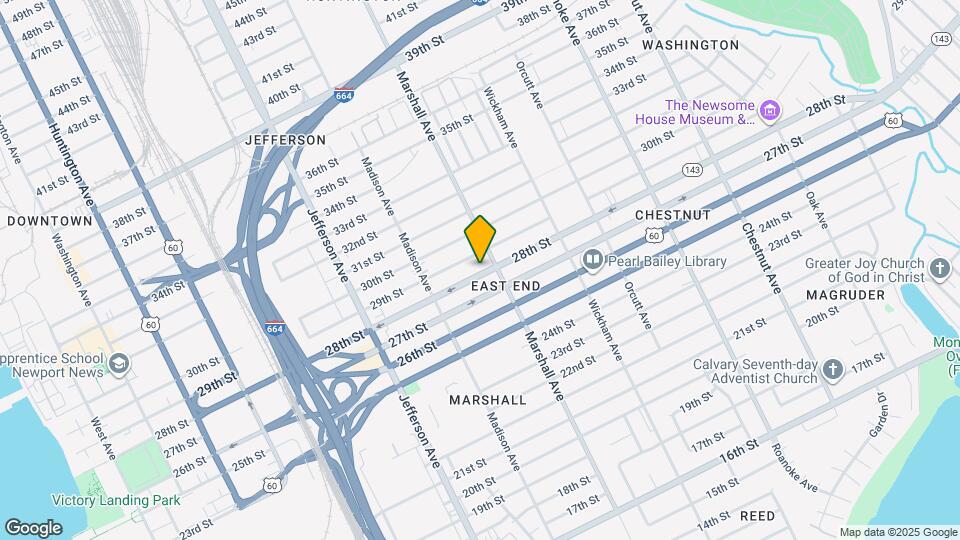 753 28th St Map and Location Details