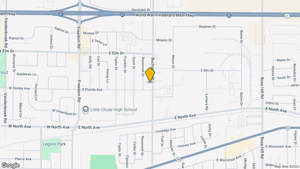 1607 Buchanan St Map and Location Details