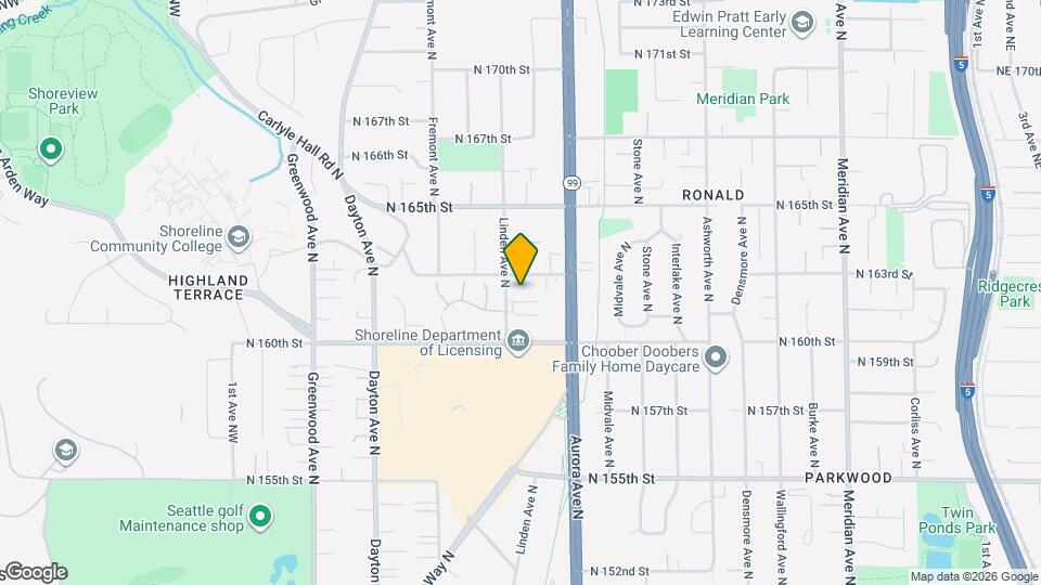 911 N 163rd St, Unit B-25 Map and Location Details