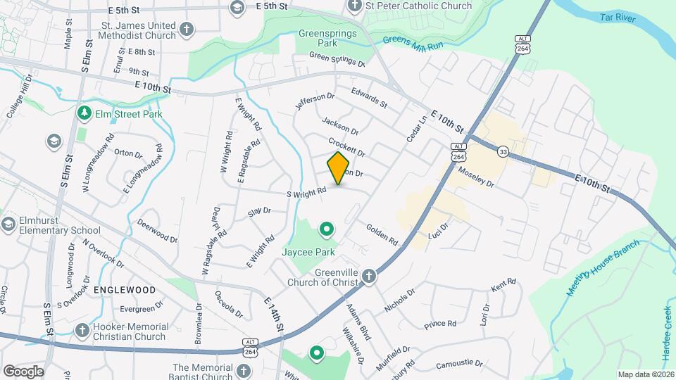 2606 S Wright Rd Mapa y Detalles de la Ubicación