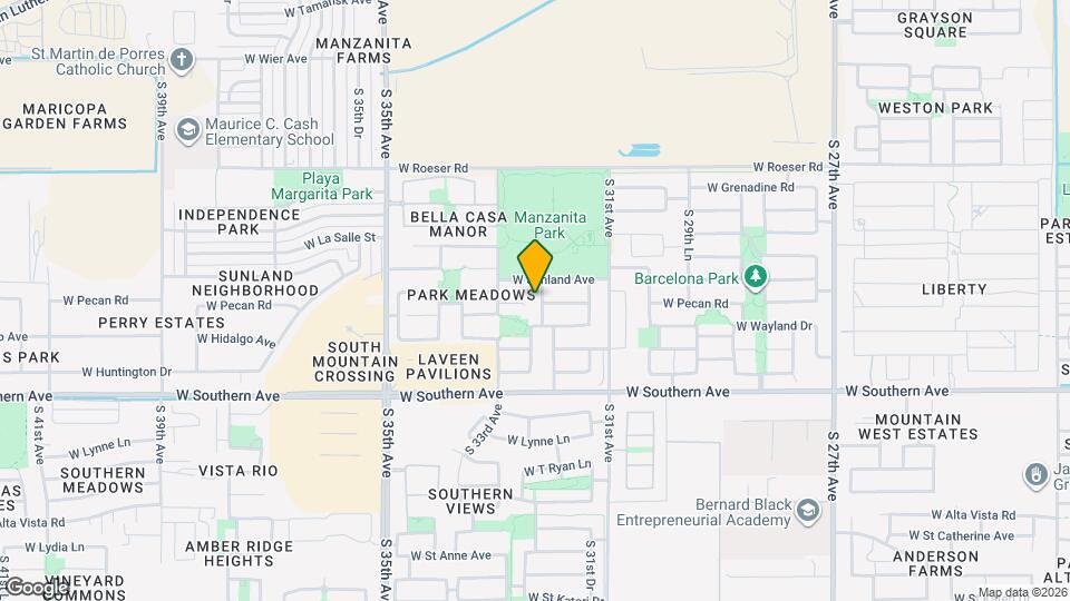 5704 S 32nd Dr Map and Location Details