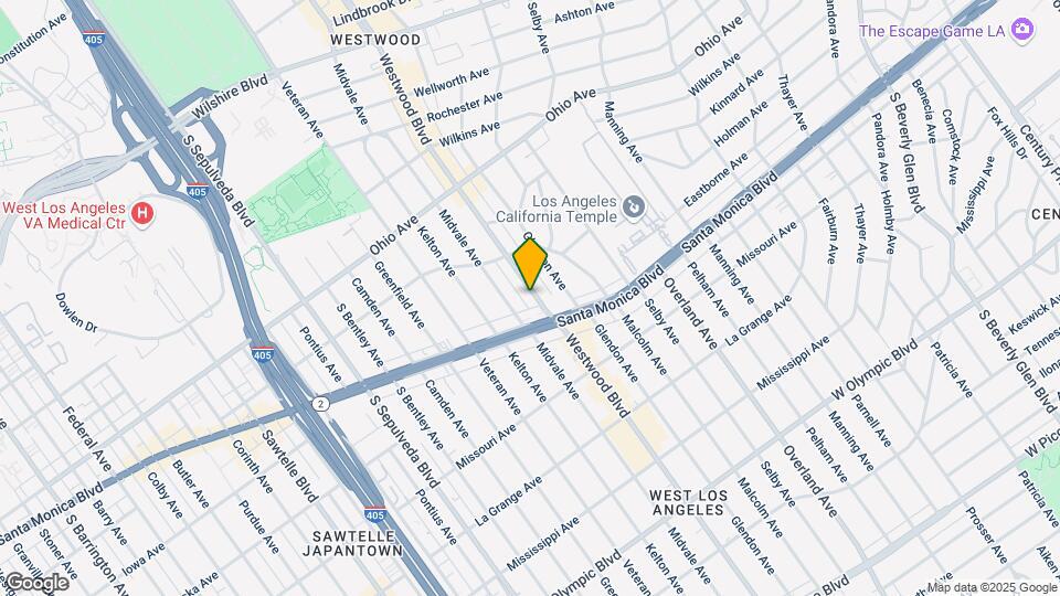 1777 Westwood Blvd Map and Location Details