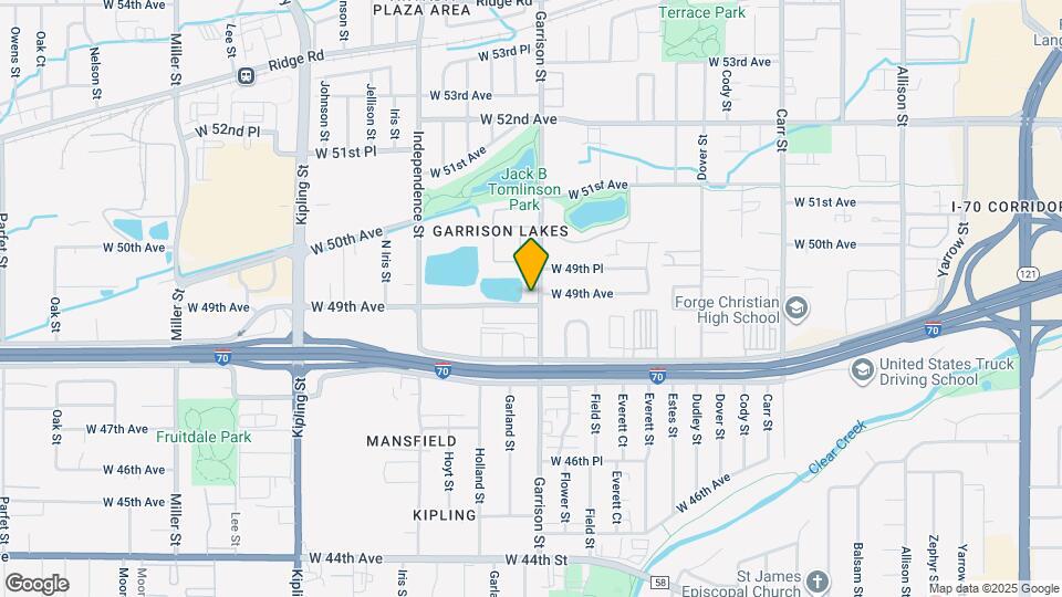 4901 Garrison St Map and Location Details