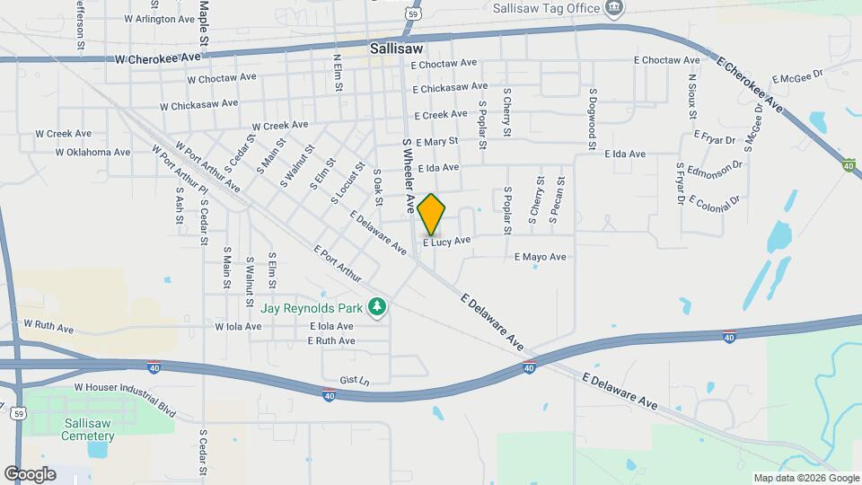 317 E Lucy Ave Map and Location Details