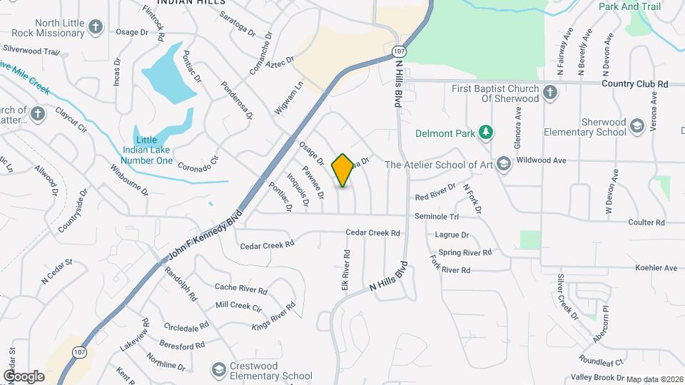 6300 Osage Dr Map and Location Details