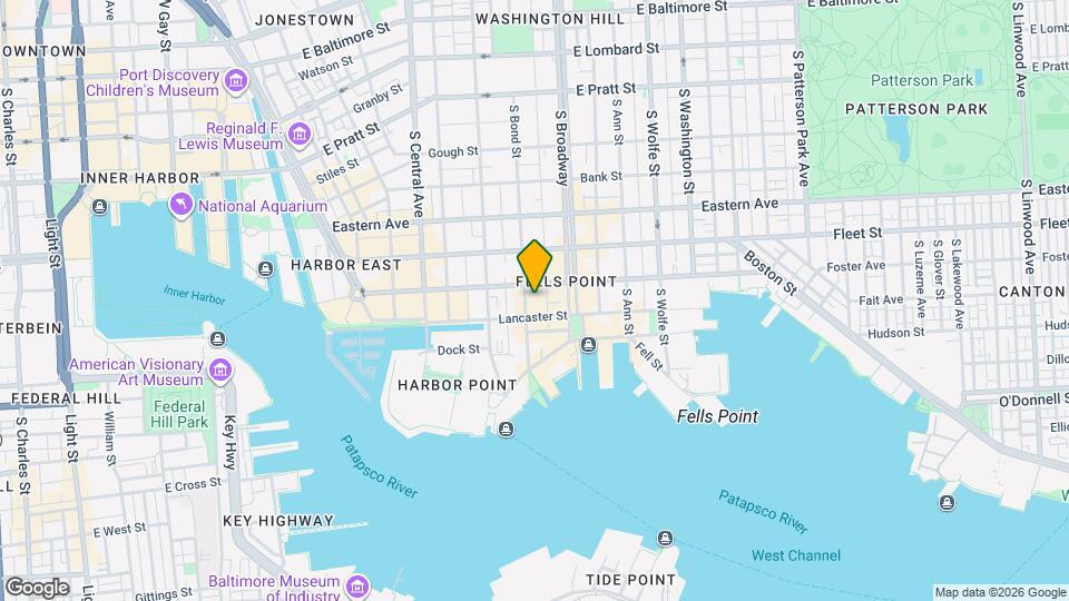 715 S Bond St, Unit B Map and Location Details