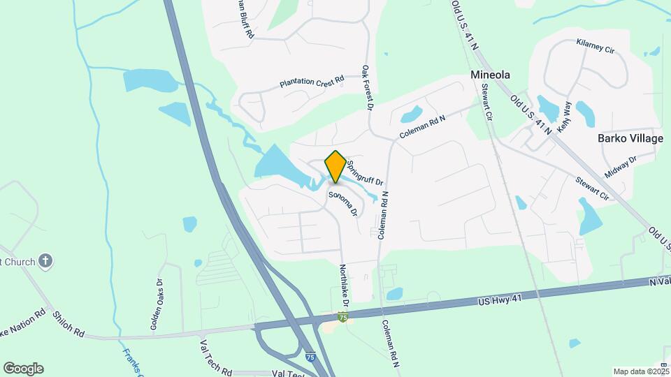 4126 Waterberry Cir Map and Location Details