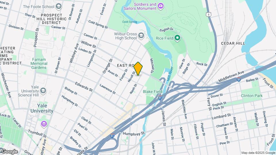 136 Nash St Map and Location Details