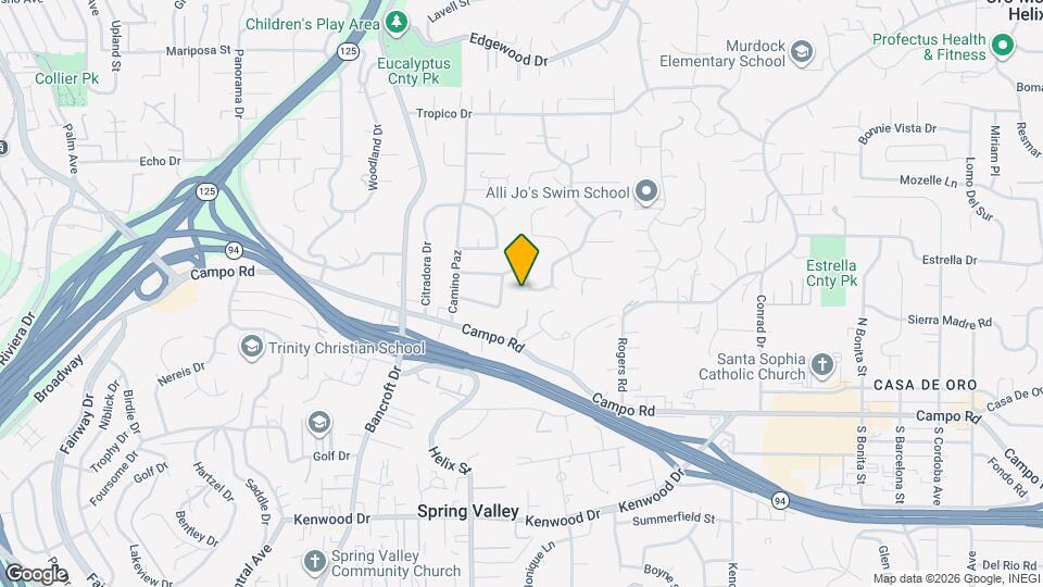 9339 Kahlua Way Map and Location Details