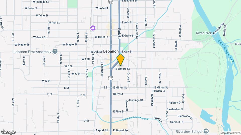123-125 E Elmore St Map and Location Details