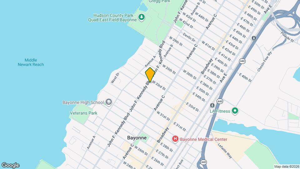 838 John F. Kennedy Blvd Map and Location Details