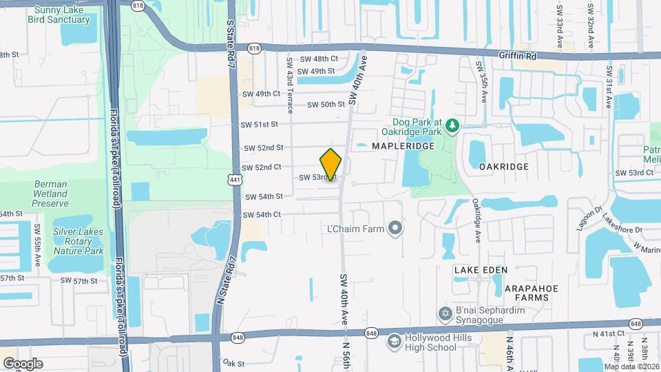 5327 SW 40th Ave Map and Location Details