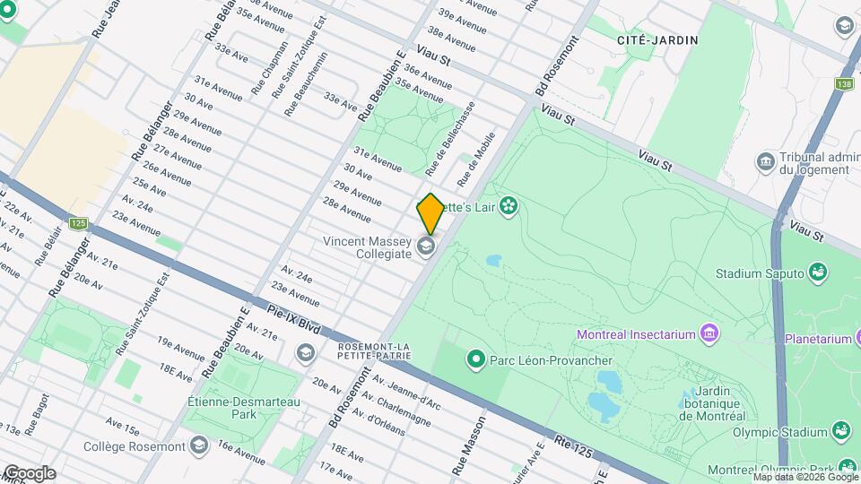 6005 28E Av Map and Location Details